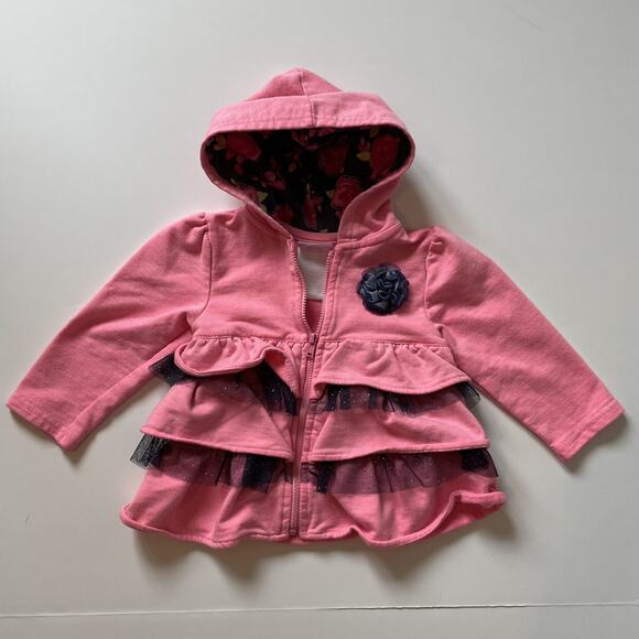 Nannette Ruffled Hoodie - Picture 1 of 2